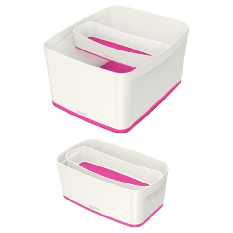 Organizer MyBOX podłużny biało-różowy LEITZ 52581023 .