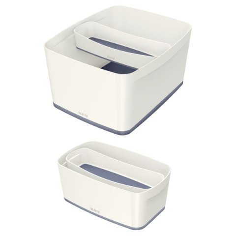 Organizer MyBOX podłużny biało-szary LEITZ 52581001 .