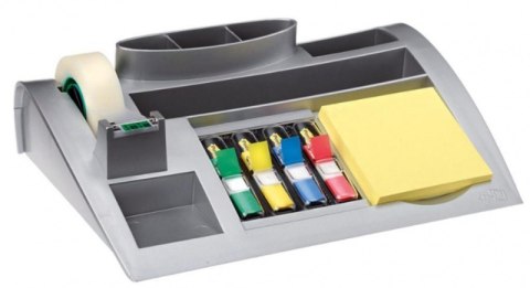 Organizer SCOTCH (C50), srebrny, taśma, zakładki, bloczek GRATIS Organizer SCOTCH (C50), srebrny, taśma, zakładki, bloczek GRATIS