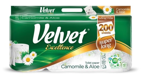 Papier toaletowy VELVET Excellence a8 rumiankowy (8szt) VELVET
