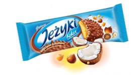 Ciastka JEŻYKI KOKOS 140g