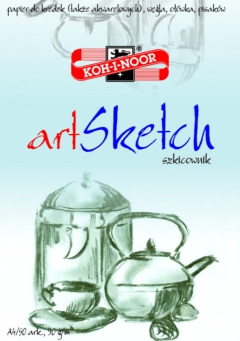 Blok szkicowy A4 ART SKETCH 90g. KOH-I-NOOR