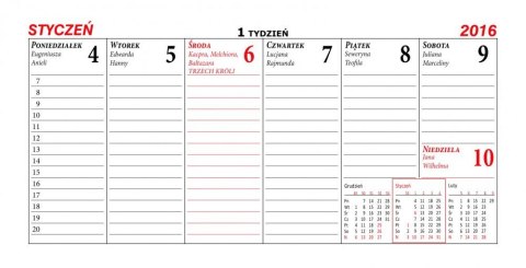 Kalendarz biurowy EUROPA B4 2026 BESKIDY