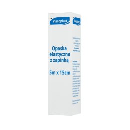 Opaska elastyczna z zapinką VISCOPLAST, 15cmx5m