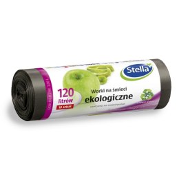 Worki na śmieci ekologiczne 120L 10szt. z taśmą (LDPE) STELLA WNS-6356V1