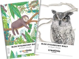 Blok rysunkowy Top 2000 Creatinio A3 20 kartek 90 g biały 400176664