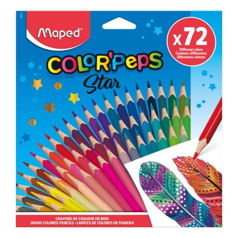 Kredki Colorpeps trójkatne 72szt 832072 MAPED