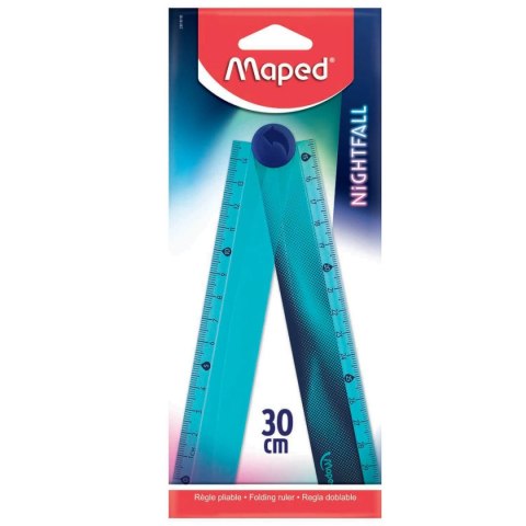 Linijka składana Nightfall 15/30 cm w torebce 281018 MAPED