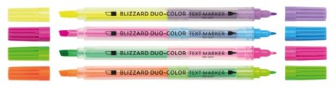 Zakreślacze tekstu BLIZZARD DUO-COLOR żółto -fioletowy TO-337 Toma