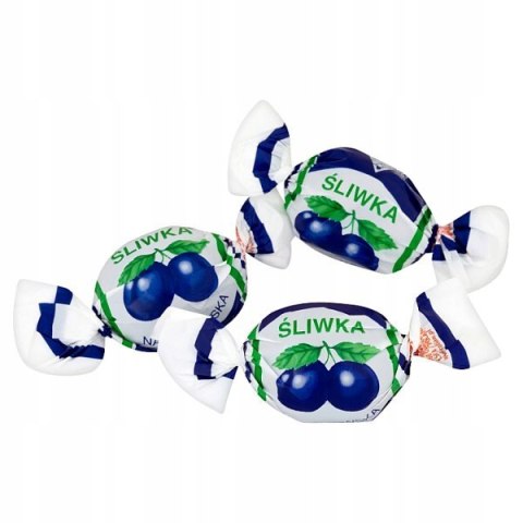 Cukierki Śliwka NAŁĘCZOWSKA w czekoladzie 1000g SOLIDARNOŚĆ LUZ