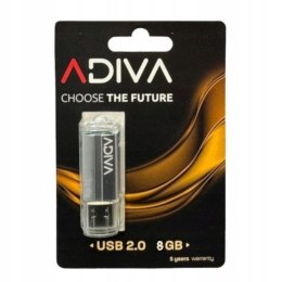 Pamięć Pendrive ADIVA 8GB czarny USB 2.0