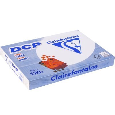 Papier xero satynowy A4/120g DCP biały 1844 250ark Clairefontaine Papier xero satynowy A4/120g DCP biały 1844 250ark Clairefontaine