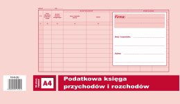 K-2U Podatkowa księga przychodów i rozchodów A4 offset MICHALCZYKiPROKOP