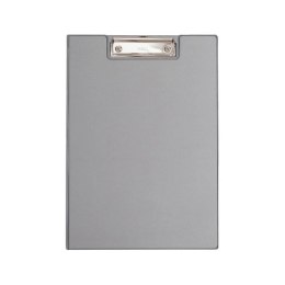 Podkładka Maul A4 z klipsem i okładką, powłoka plastikowa, srebrna (23392/95 ML)