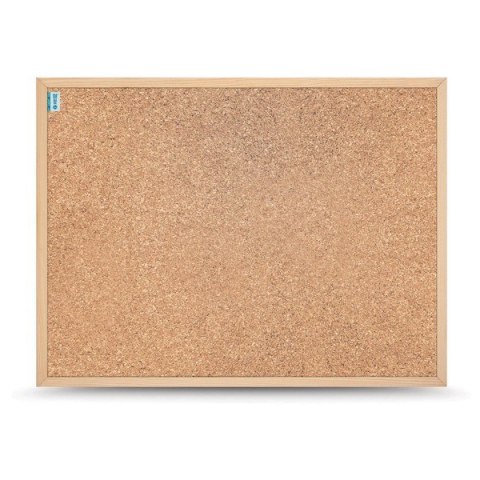Tablica korkowa MEMOBE SMART, rama drewniana, 120x90 cm