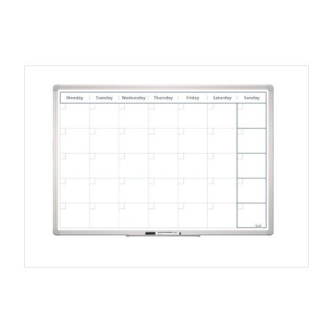 Tablica planer miesięczny, rama aluminiowa, TP004 2x3