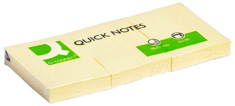Bloczek samop. Q-CONNECT, 38x51mm, 3x100 kart KF10500