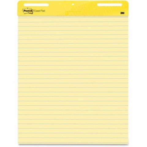 Blok flipchart samoprzylepny żółty w linię 30k 3M-21200694851 POST-IT