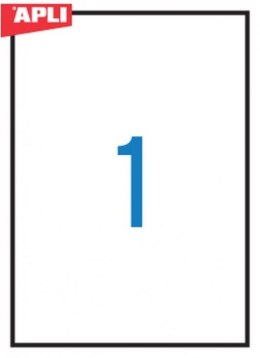 Etykiety 10819 210*297 (25) permanentne APLI