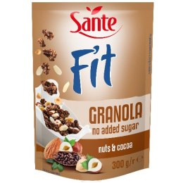Granola orzechy-kakao Fit bez cukru 300g SANTE