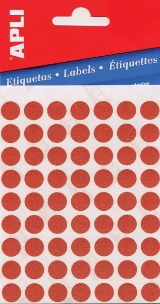 Kółeczka 07109 Q19 samoprzyl epne mix APLI (5ark-100szt)