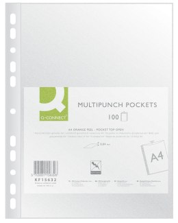 Koszulka na dok. PP Q-CONNECT 40 mikr. groszkowa A4/100szt. transp. KF15632