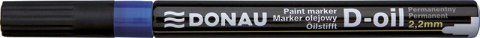 Marker olejowy D-Oil, okrągły, 2,2mm, niebieski, typu DONAU 7368001PL-10