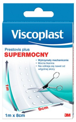Nowy indeks bhk0005 Plaster do cięcia VISCOPLAST Prestovis Plus, supermocny, 8cmx1m