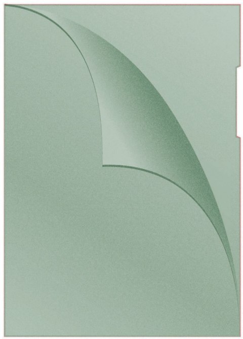 Obwoluta A4 L 120um zielona DONAU 1785095-06