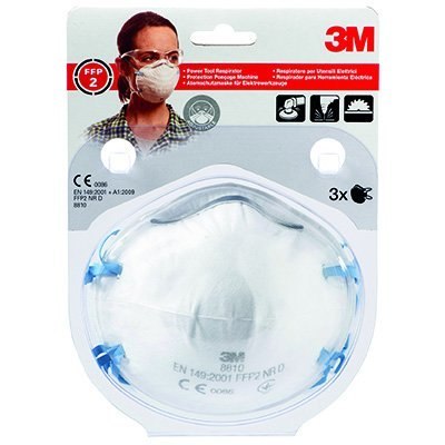 Półmaska filtrująca (3) 8810 3M bez zaworu FFP2 XA004838844