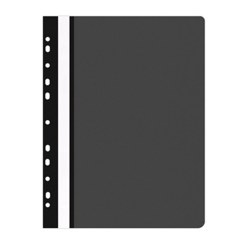 Skoroszyt , PP, A4, miękki, 100/170mikr., wpinany, czarny, typu OFFICE PRODUCTS 21104121-05