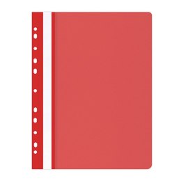 Skoroszyt , PP, A4, miękki, 100/170mikr., wpinany, czerwony, typu OFFICE PRODUCTS 21104121-04