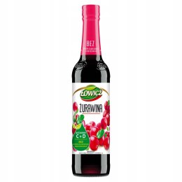 Syrop ŁOWICZ żurawina 400ml