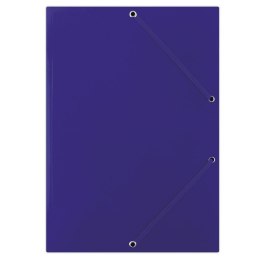 Teczka z gumką FEP10G-niebiesk DONAU gładka