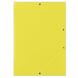 Teczka z gumką żółta FEP11G DONAU gładka