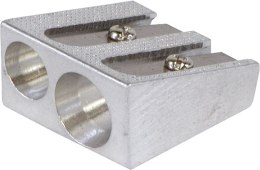 Temperówka DONAU, aluminiowa, podwójna, srebrna 7862001PL-99