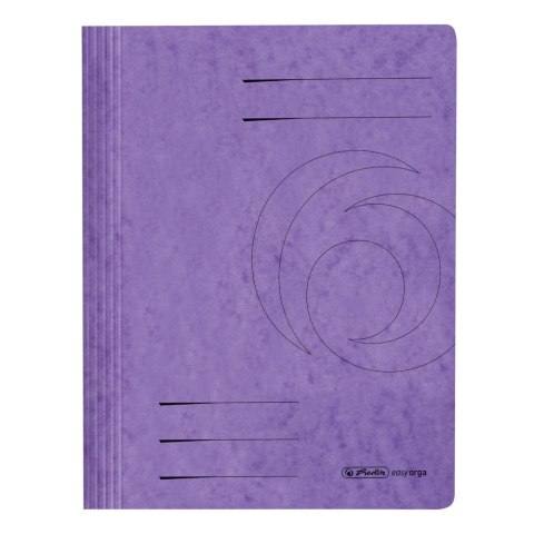 (WYCOFANY) Skoroszyt kartonowy A4 ze sprężynką fioletowy 11186582 HERLITZ