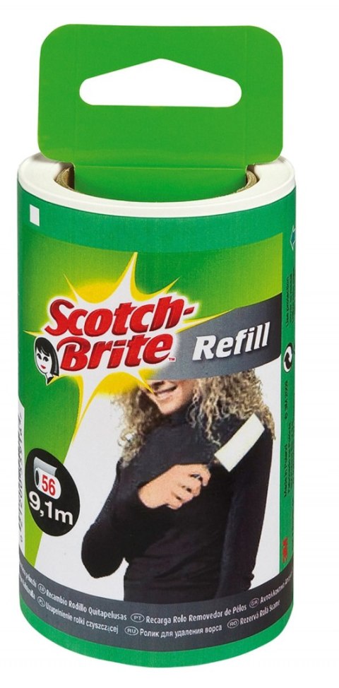 Wkład do rolki czyszczącej SCOTCH BRITE_ Silver, 56 listków