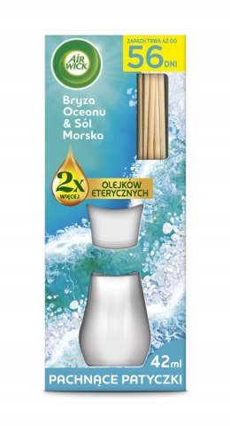 AIR WICK Odświeżacz pachnące patyczki 42ml Bryza Oceanu & Sól Morska 8987