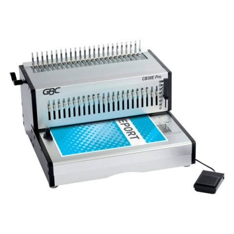 Bindownica profesjonalna grzbietowa elektryczna GBC CB30E Pro, dziurkowanie 30, bindowanie 500 kartek_4410045