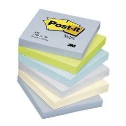 Bloczek 76x76 pal.MINERAL 654ML (6) POST-IT 3M
