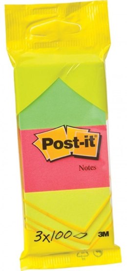 Bloczki samoprzylepne POST-IT_ (6812) zawieszka, 38x51mm, 3x100 kart., mix kolorów