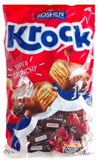 Cukierki słony karmel z orzeszkami KROCK 1kg