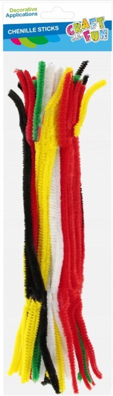 Druciki kreatywne powlekane mix kolorów 50 sztuk 244598/291065