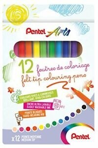 Flamastry Arts 12kol. SCS-12 PENTEL