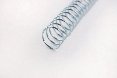 Grzbiety metalowe spiralne Ibico 5:1, 22 mm, białe, op./100 szt. ESP925122