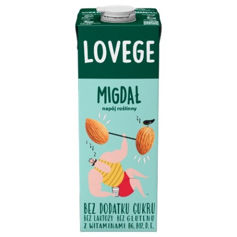 Napój LOVEGE Migdałowy Bez Dodatku Cukru 1l SANTE
