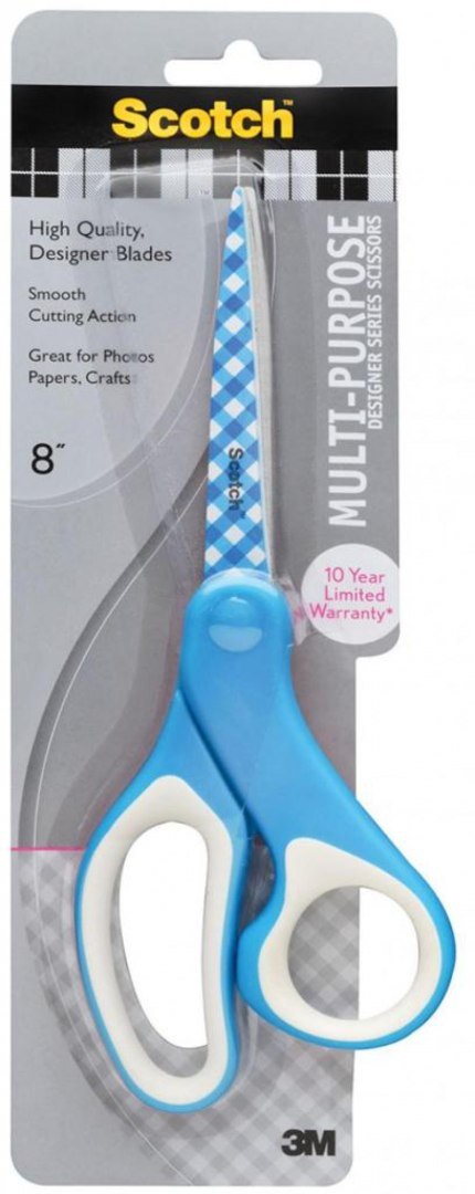 Nożyczki uniwersalne SCOTCH_ (1428-PG MIX), ostrze Kratka, 20,5 cm, mix kolorów