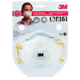 Półmaska filtrująca, ręczne szlifowanie(2)3m z zaworem8812 FFP1 XA004838802