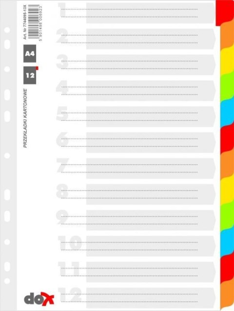 Przek.kart.A4 12kar7744095-13X DONAU